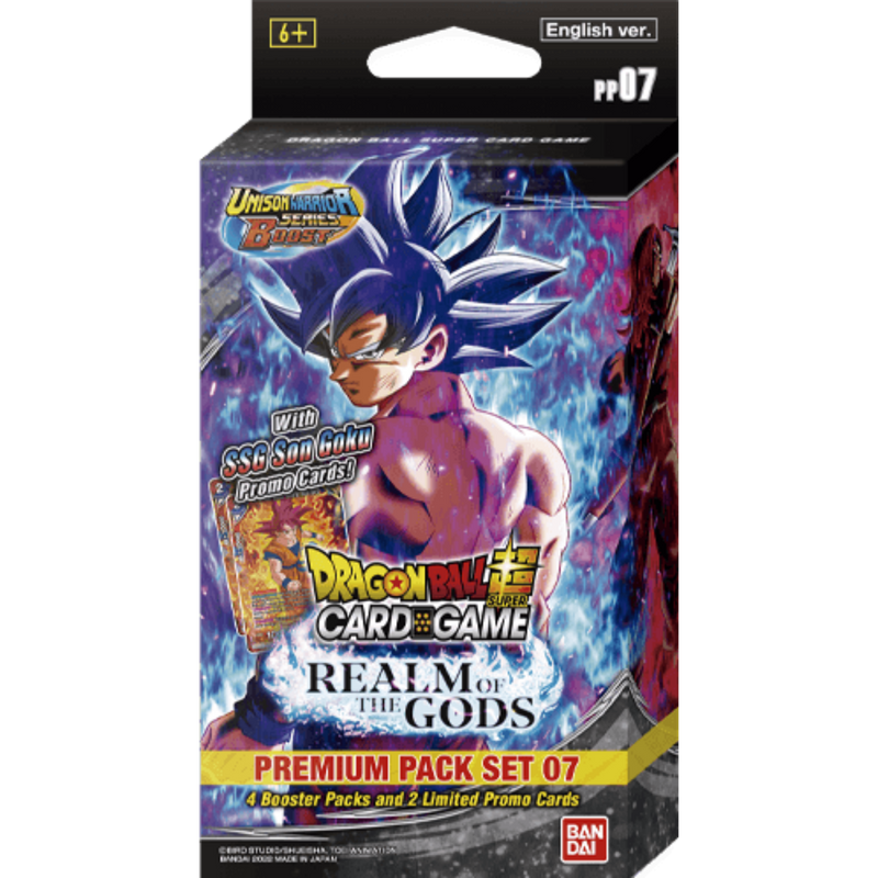 Dragon Ball Super Card Game - Series 16 UW7 Realm of the Gods Premium Pack [PP07]