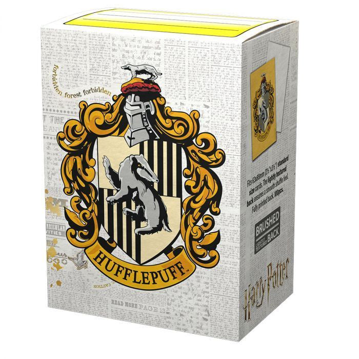 Dragon Shield - Sleeves - MATTE Art - Wizarding World Hufflepuff Standard Size (100)