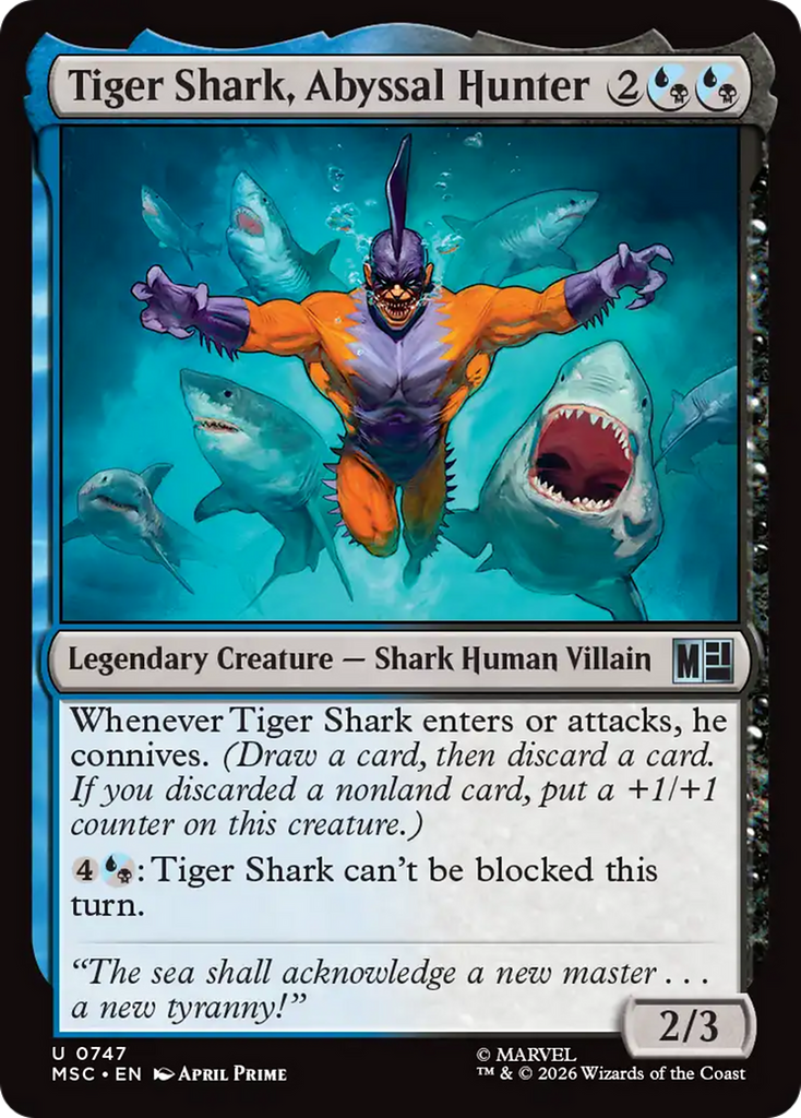 Tiger Shark, Abyssal Hunter [Marvel Super Heroes Commander] | Good ...