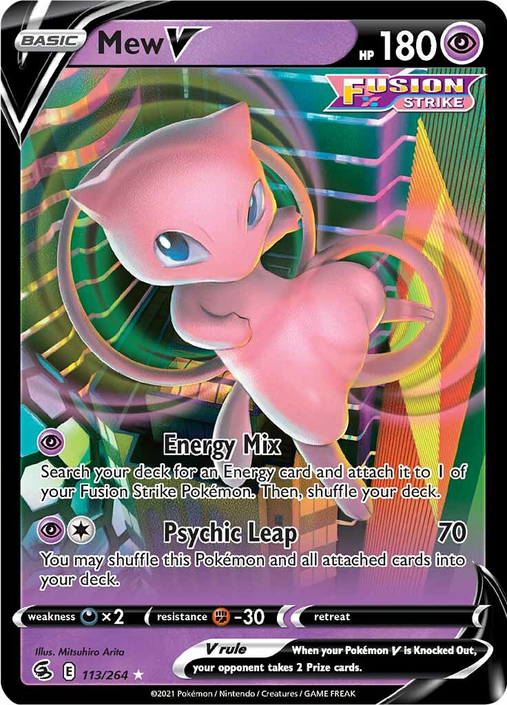 Mew V (113/264) [Sword & Shield: Fusion Strike]