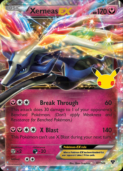 う*様 ポケモンカード Xerneas EX 25周年記念 Xerneas EX (97/146) [Celebrations: 25th Anniversary - Classic