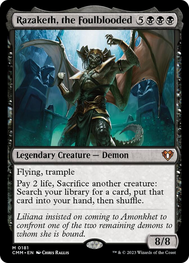 Razaketh, the Foulblooded [Commander Masters] | Good Games TCG