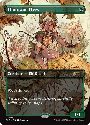 Llanowar Elves [Secret Lair Countdown Kit]