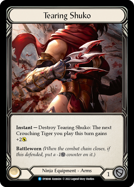 Tearing Shuko [DYN046] (Dynasty)  Rainbow Foil