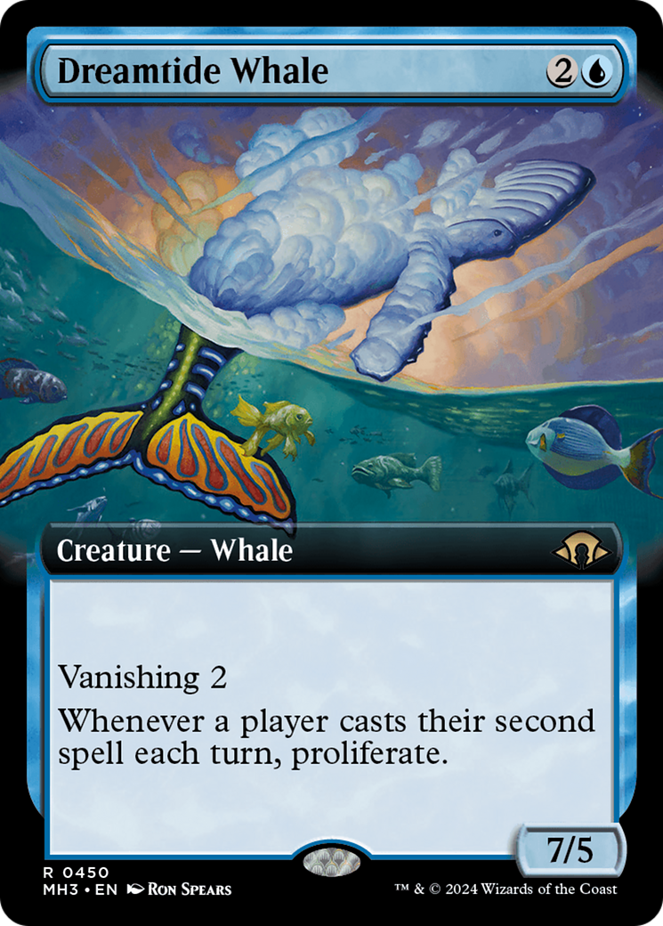 Dreamtide Whale (Extended Art) [Modern Horizons 3]