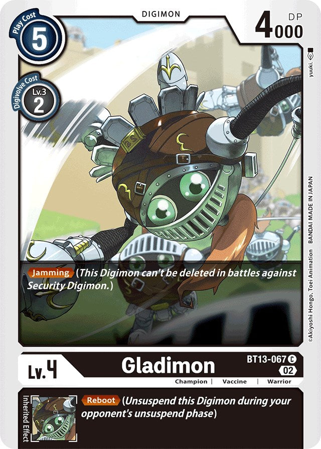Gladimon [BT13-067] [Versus Royal Knights Booster] | Good Games TCG