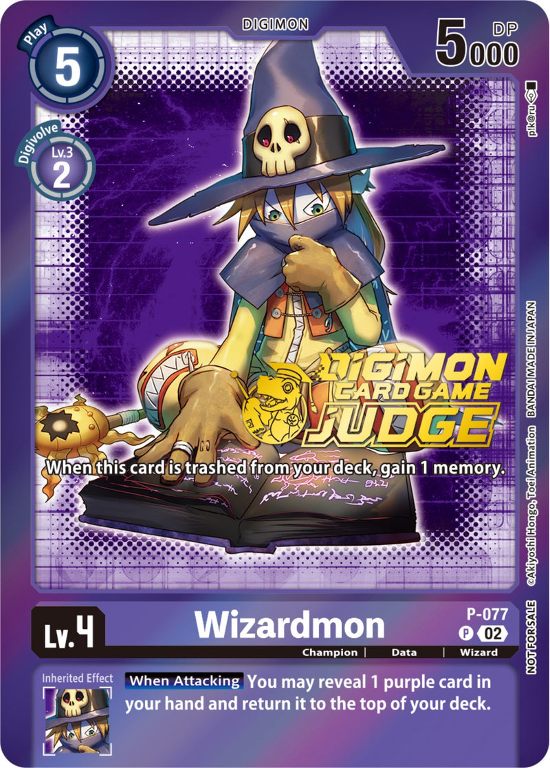 wizardmon digimon card Game - EX-10: Extra Booster Sinister Order Unique foil design featuring Wiardmon for collectible appeal Wizardmon - Digimon Promotion Cards