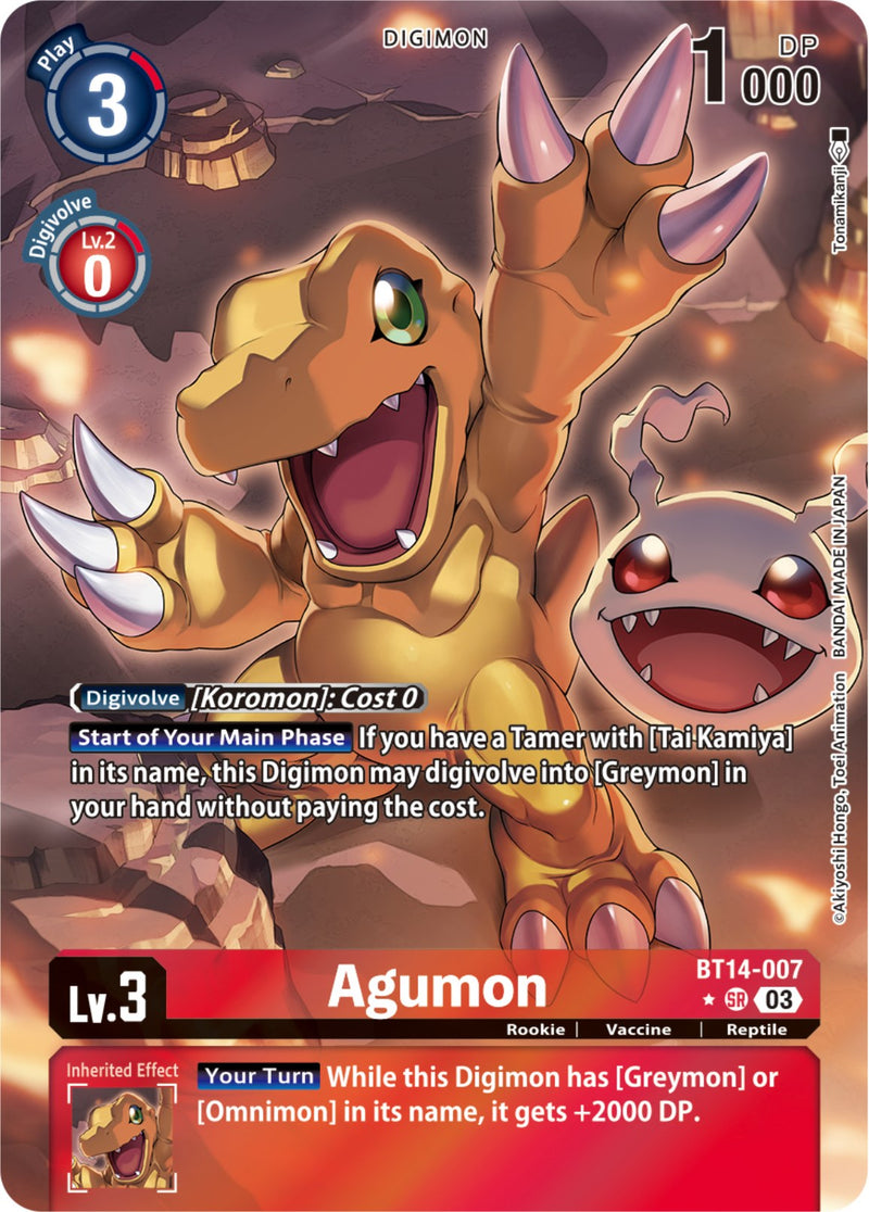 digimon card game agumon - Trading Shadowbox Digimon Card Game - AD01