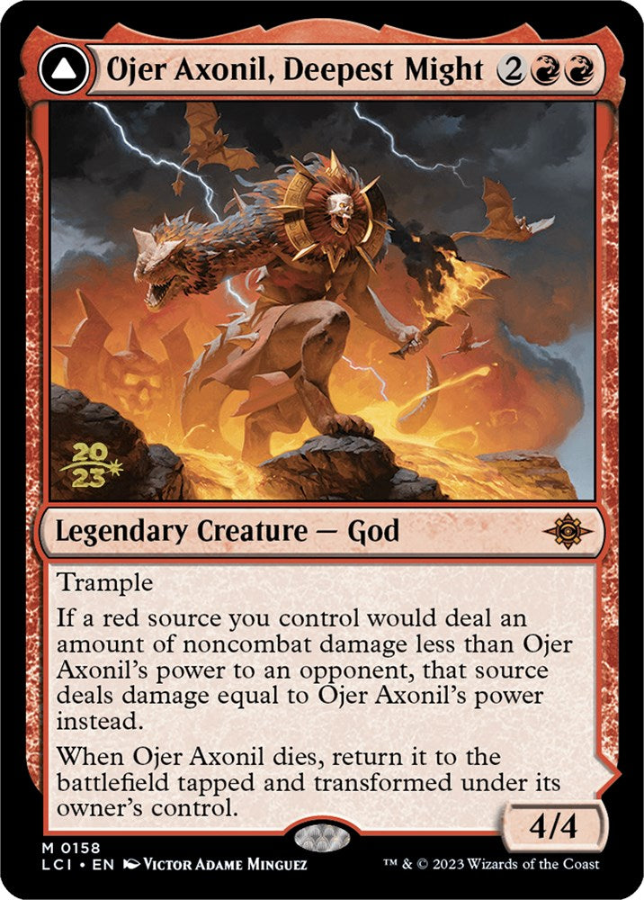 Ojer Axonil, Deepest Might [The Lost Caverns of Ixalan Prerelease Cards]