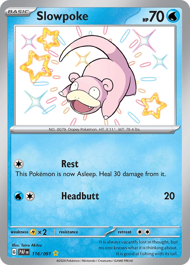 Slowpoke (116/091) [Scarlet & Violet: Paldean Fates]