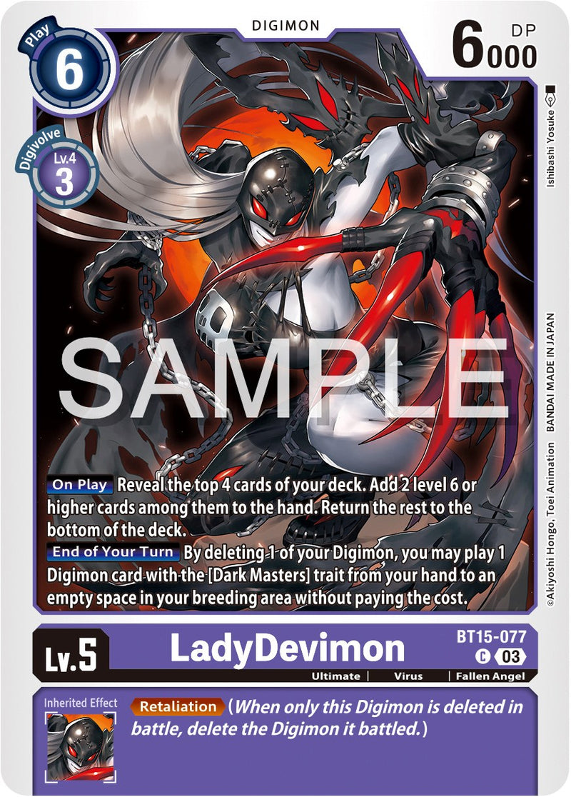 LadyDevimon [BT15-077] [Exceed Apocalypse] | Good Games TCG