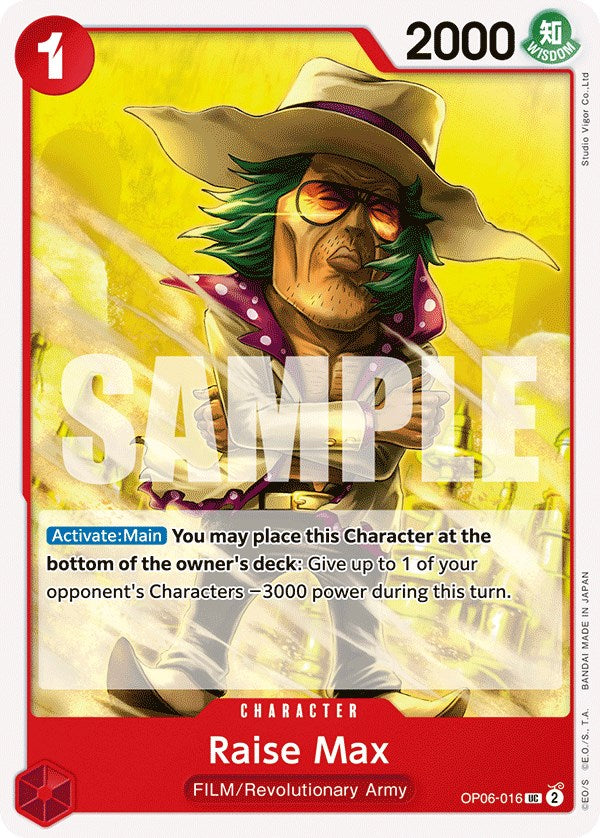 Raise Max [Wings of the Captain] | Good Games TCG