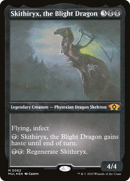 Skithiryx, the Blight Dragon (Foil Etched) [Multiverse Legends