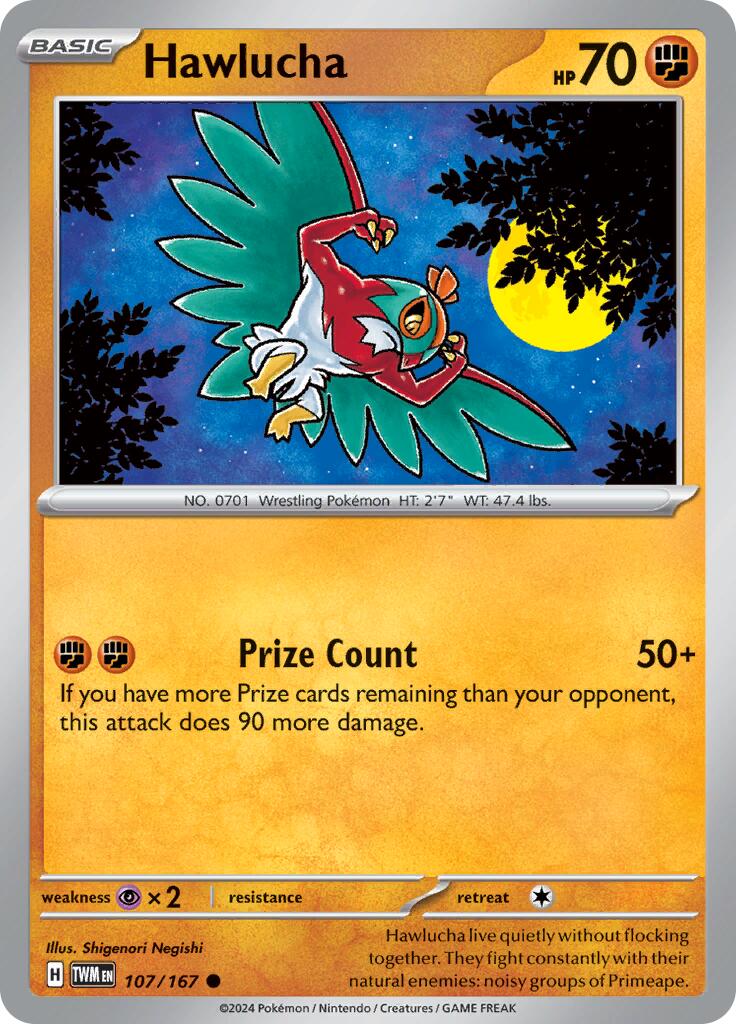 Hawlucha (107/167) [Scarlet & Violet: Twilight Masquerade]