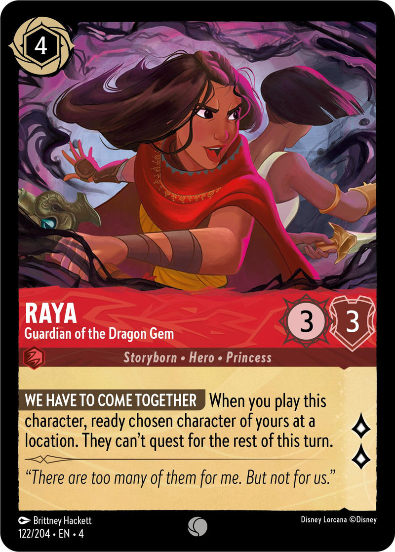 Raya - Guardian of the Dragon Gem (122/204) [Ursula's Return]