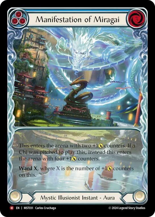 Manifestation of Miragai (Extended Art) [MST031] (Part the Mistveil)  Rainbow Foil