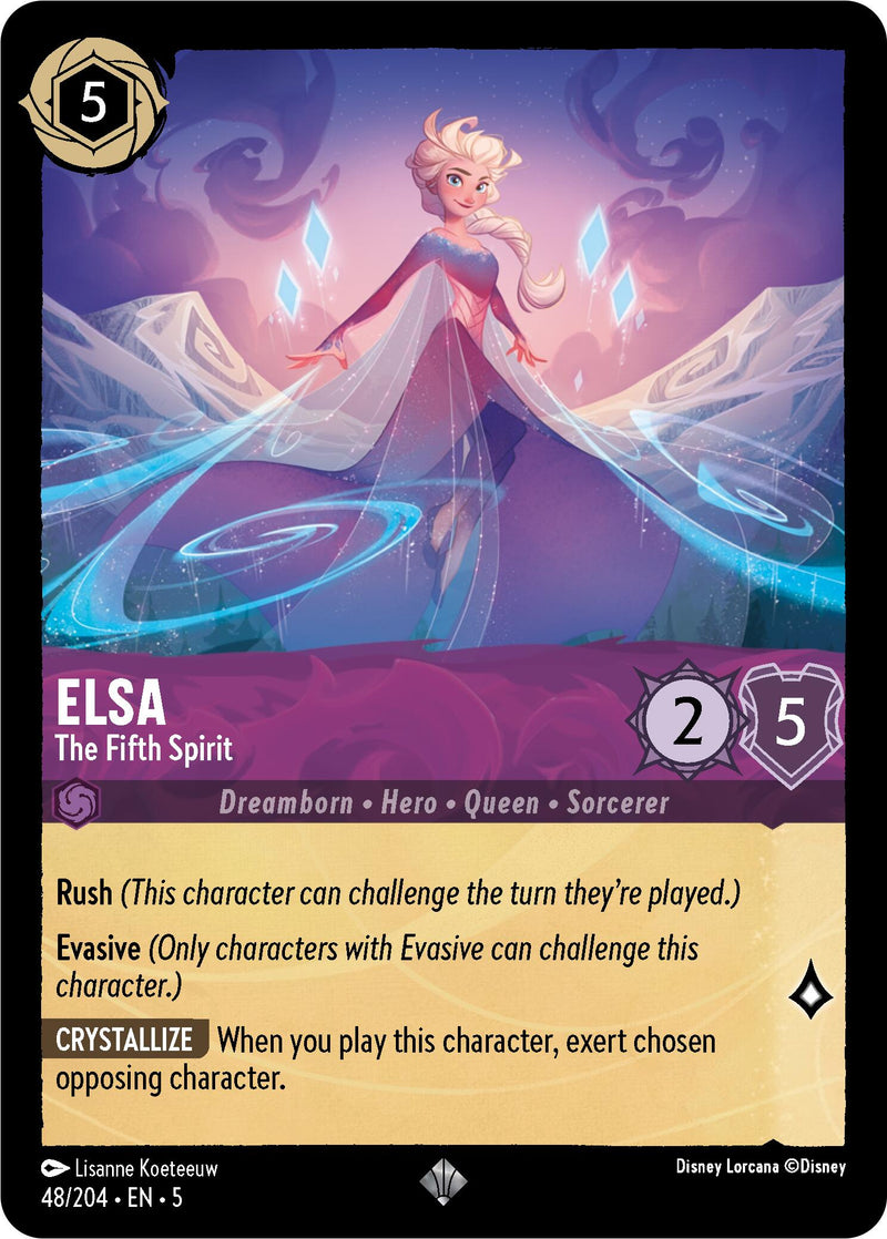 Elsa - The Fifth Spirit (48/204) [Shimmering Skies] | Good Games TCG