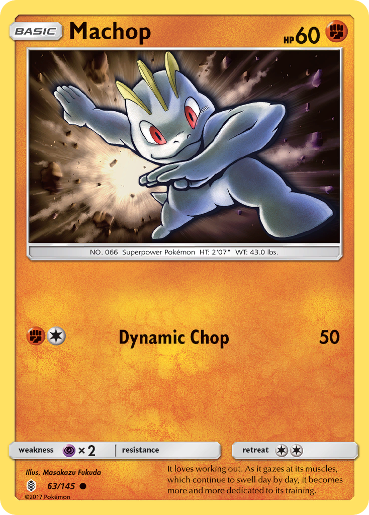 Machop (63/145) [Sun & Moon: Guardians Rising]