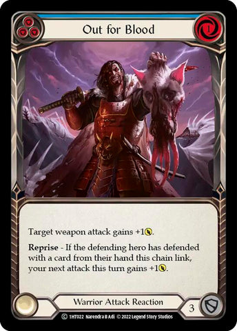 Out for Blood (Blue) [1HT022] (History Pack 1 Dorinthea Blitz Deck)