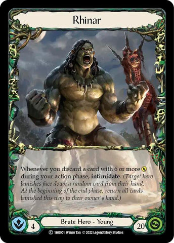 Rhinar [1HR001] (Historic Pack 1 Blitz Deck Rhinar)