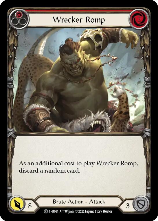 Wrecker Romp (Red) [1HR014] (Historic Pack 1 Blitz Deck Rhinar)