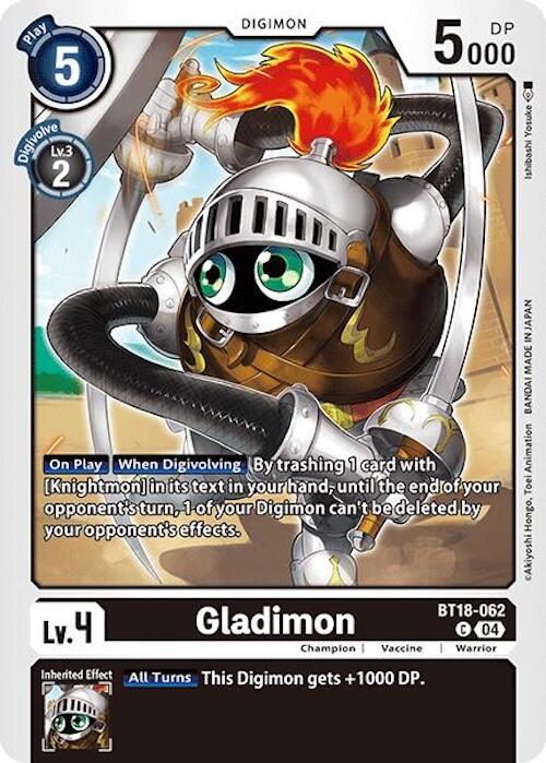 Gladimon [BT18-062] [Release Special Booster Ver.2.0] | Good Games TCG