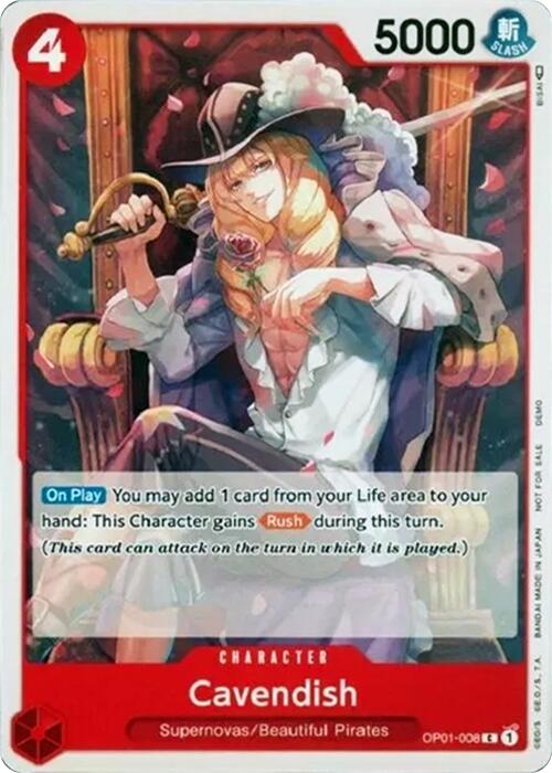 cavendish one piece card game Cavendish EB01-012 SR Memorial Collection - ONE PIECE Card Game Japanese
