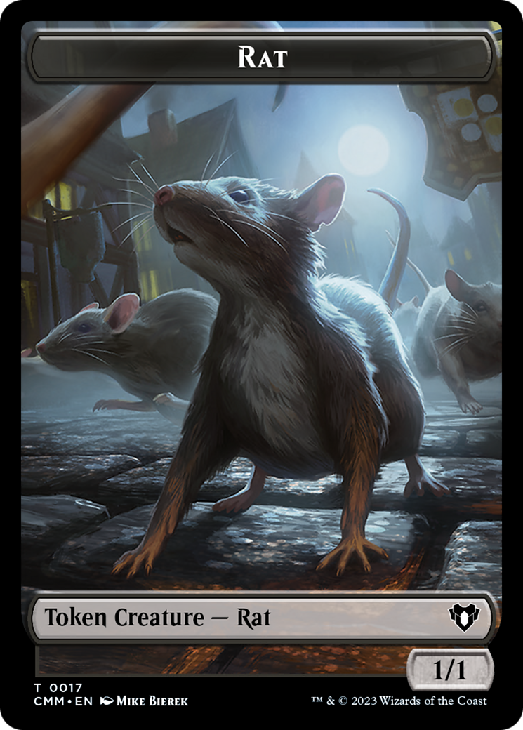 one piece japanese booster box Eldrazi Spawn // Rat Double-Sided Token [Commander Masters Tokens]