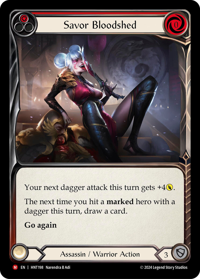 Savor Bloodshed [HNT198] (The Hunted) | Good Games TCG