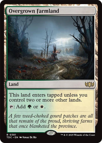 Overgrown Farmland [Tarkir: Dragonstorm Commander]