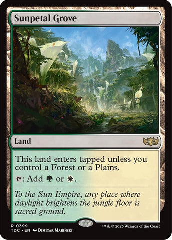 Sunpetal Grove [Tarkir: Dragonstorm Commander]