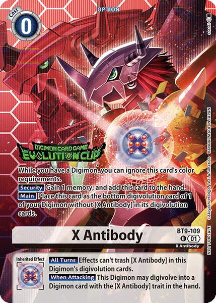X Antibody [BT9-109] (Evolution Cup 2025 Vol. 1) [X Record] | Good