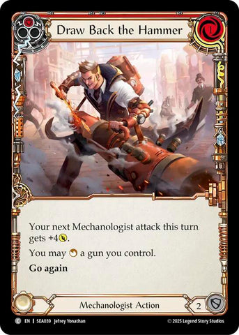 Draw Back the Hammer [SEA039] (High Seas)  Rainbow Foil