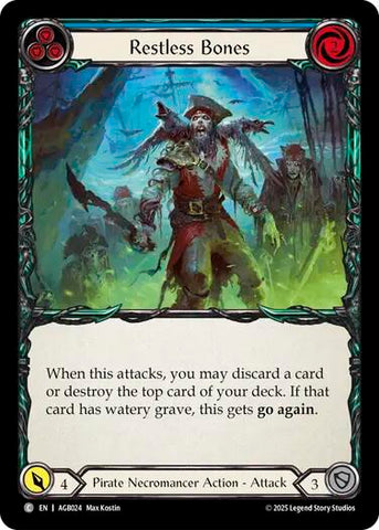 Restless Bones (Blue) [AGB024] (Armory Deck: Gravy Bones)