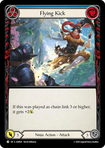 Flying Kick (Blue) [ASR021] (Armory Deck: Ira)