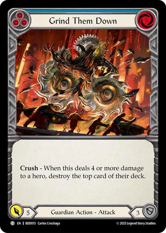 Grind Them Down (Blue) [BDD015] (Bravo Demo Deck)