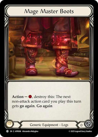 Mage Master Boots [APR006] (Armory Deck: Legends Prism)