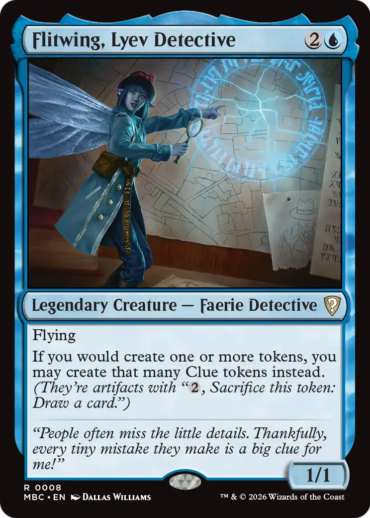 Flitwing, Lyev Detective [Mystery Booster: Commander Edition]
