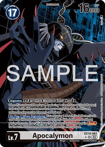 Apocalymon [EX10-061] (Alternate Art) [Sinister Order]