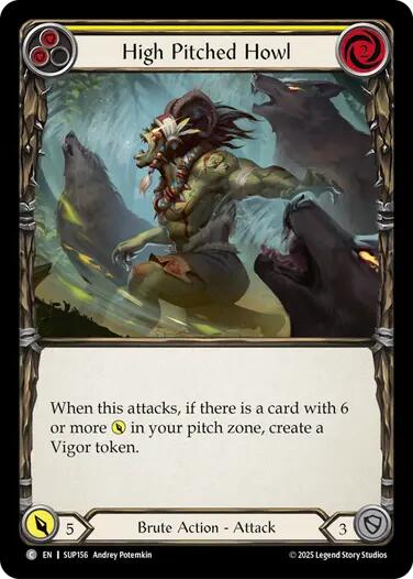 High Pitched Howl (Yellow) [SUP156] (Super Slam)