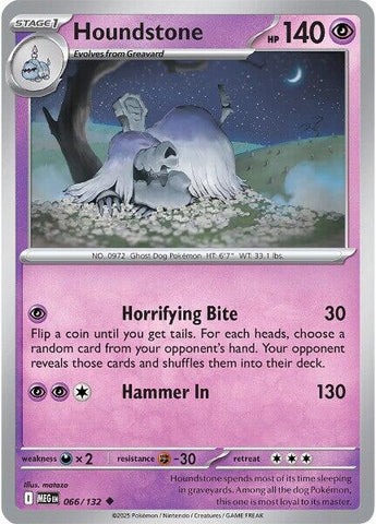 Houndstone (066/132) [Mega Evolution: Base Set]