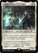 Cloud, Midgar Mercenary (Borderless) [Pro Tour Promos]
