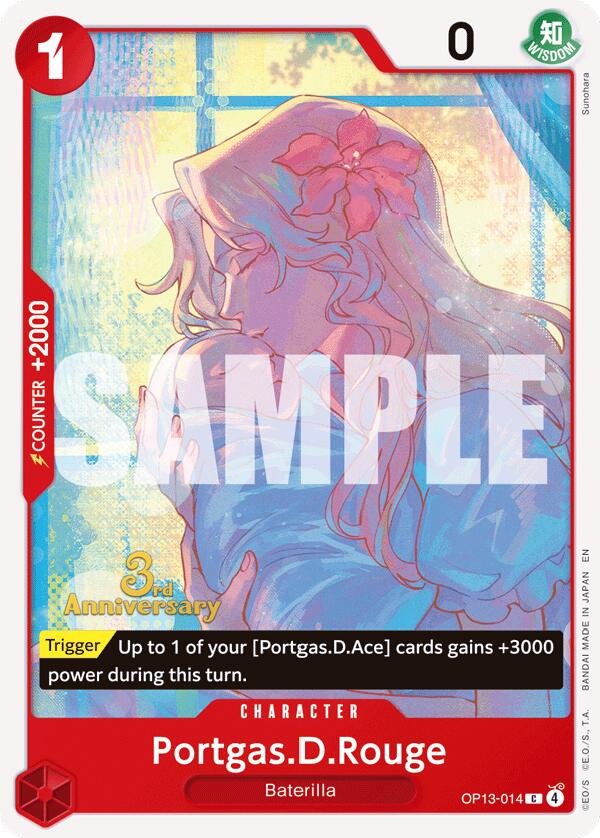 Portgas.D.Rouge [Carrying On His Will: 3rd Anniversary Tournament Cards]