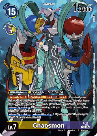 Chaosmon [P-221] (Time Stranger Box Topper) [Time Stranger]