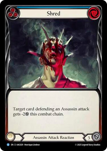 Shred (Blue) [AAC029] (Armory Deck: Arakni)