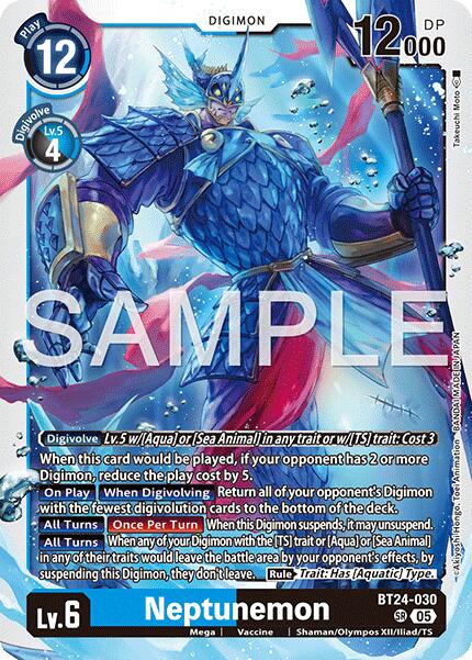 Neptunemon [BT24-030] [Time Stranger] | Good Games TCG