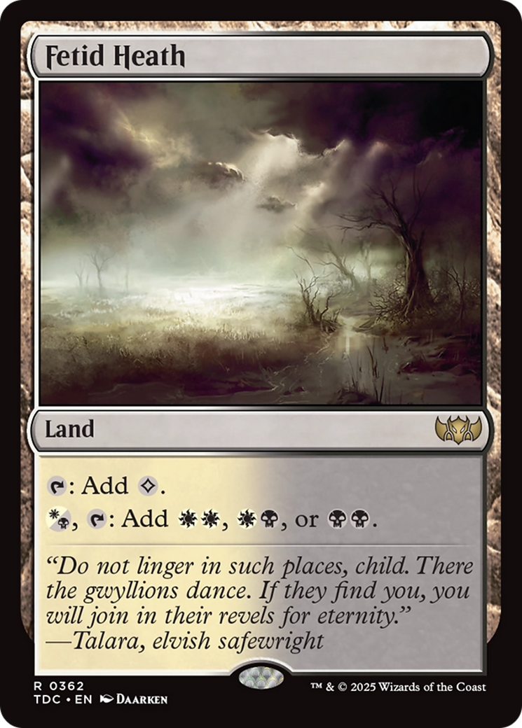 Fetid Heath [Tarkir: Dragonstorm Commander]