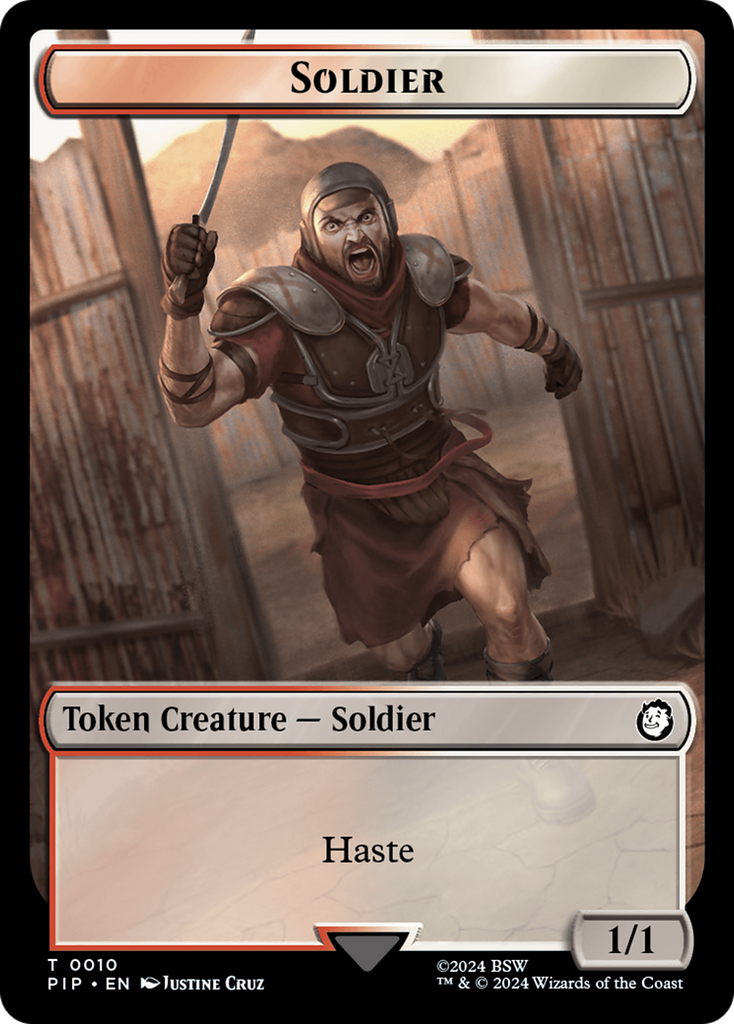 Food (0014) // Soldier (0010) Double-Sided Token [Fallout Tokens ...