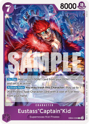 Eustass"Captain"Kid (EB04-039) [The Azure Sea's Seven]