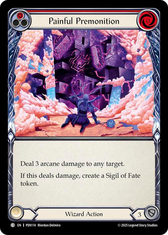 Painful Premonition (Red) (Regular) [PEN114] (Compendium of Rathe)